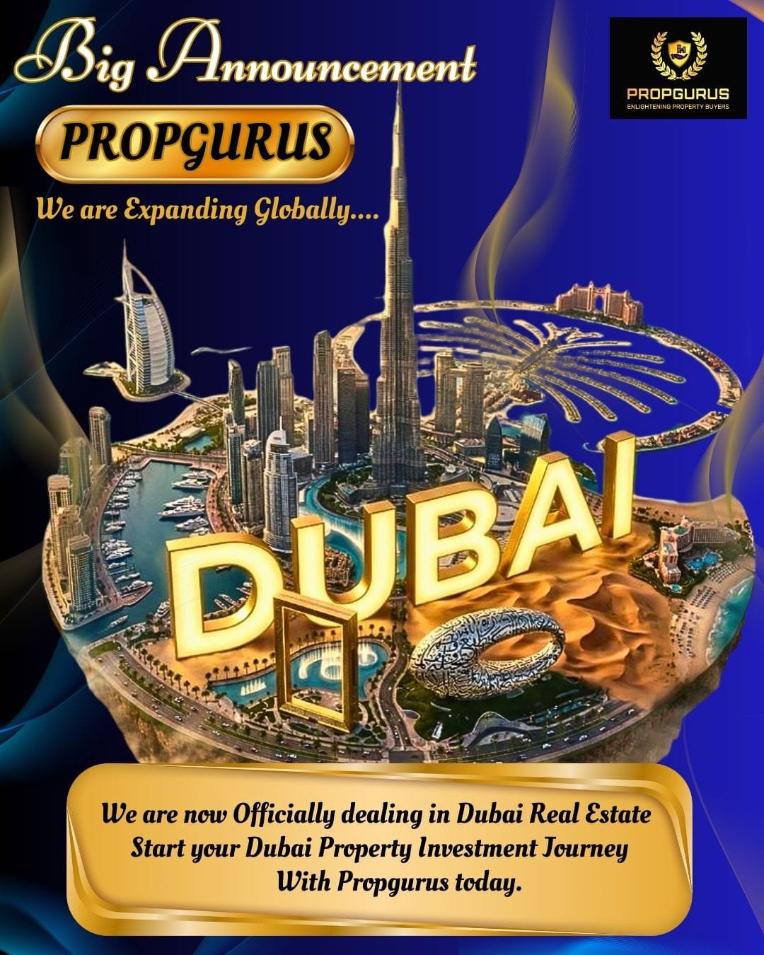 PropGurus Expanding Globally to Dubai Real Estate